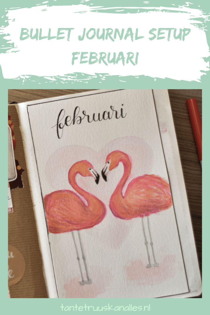 Bullet Journal Setup februari